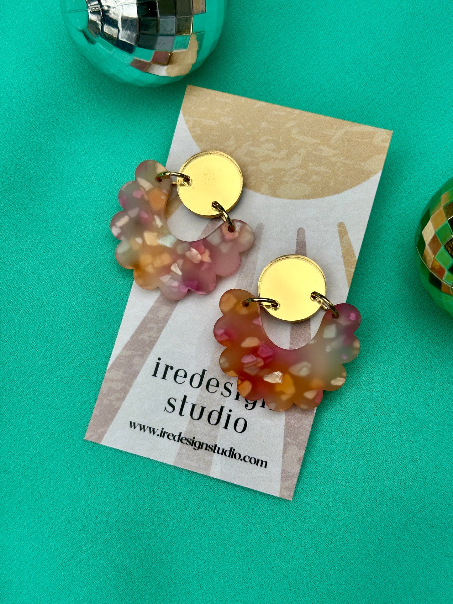 Emmeline Earrings| Showgirl Confetti