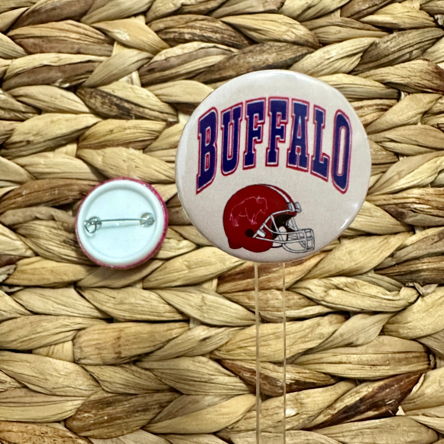 Buffalo Helmet | Button