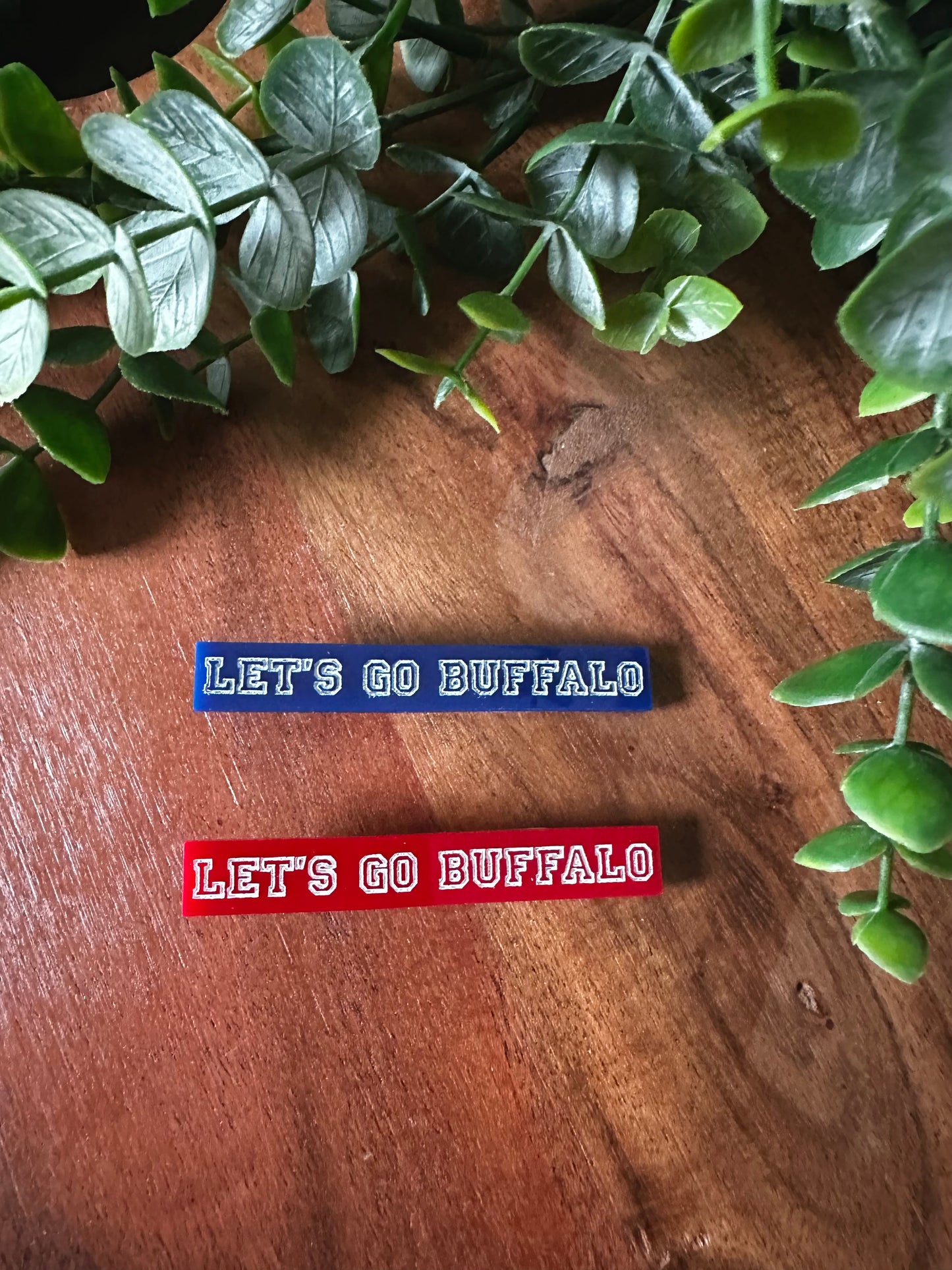 Let's Go Buffalo Barrette