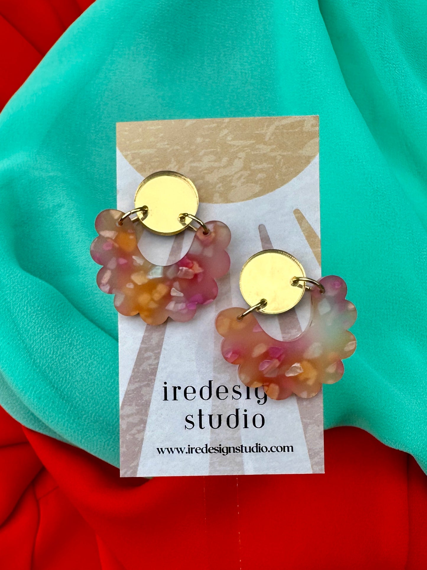 Emmeline Earrings| Showgirl Confetti