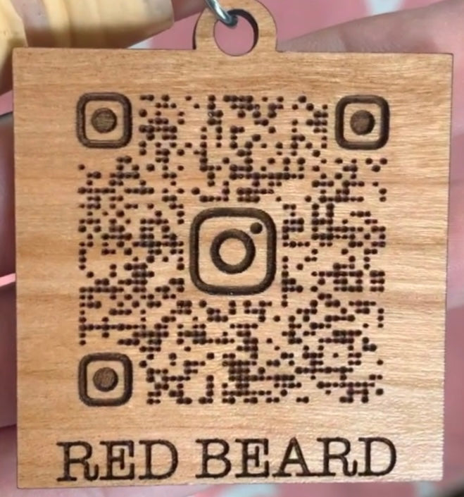 Custom Logo & QR Code Keychain
