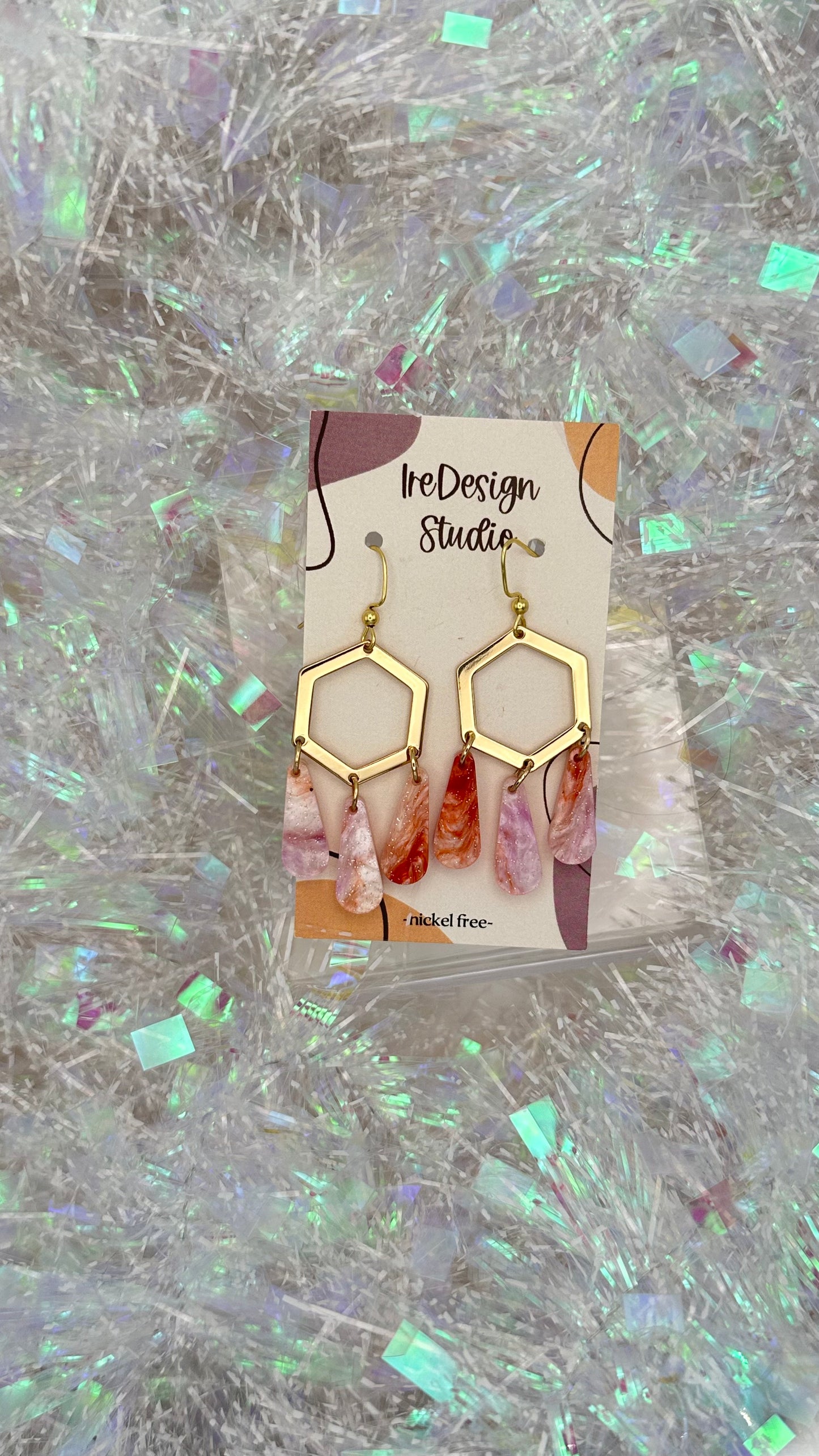 Lorelei Earrings in Retro Potion