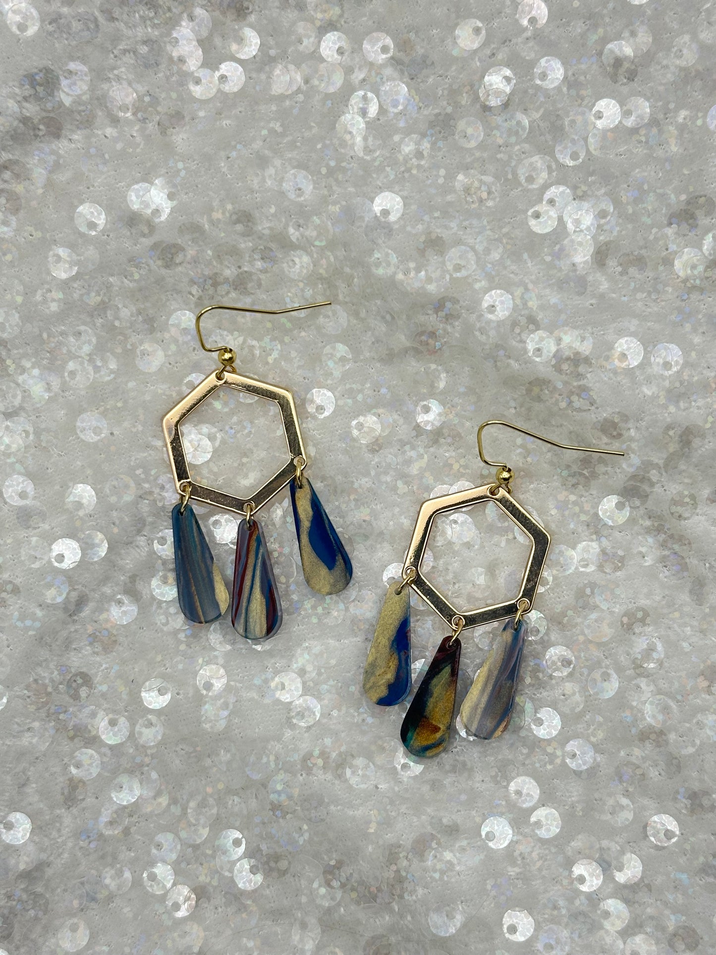 Lorelei Earrings in Boho Paint