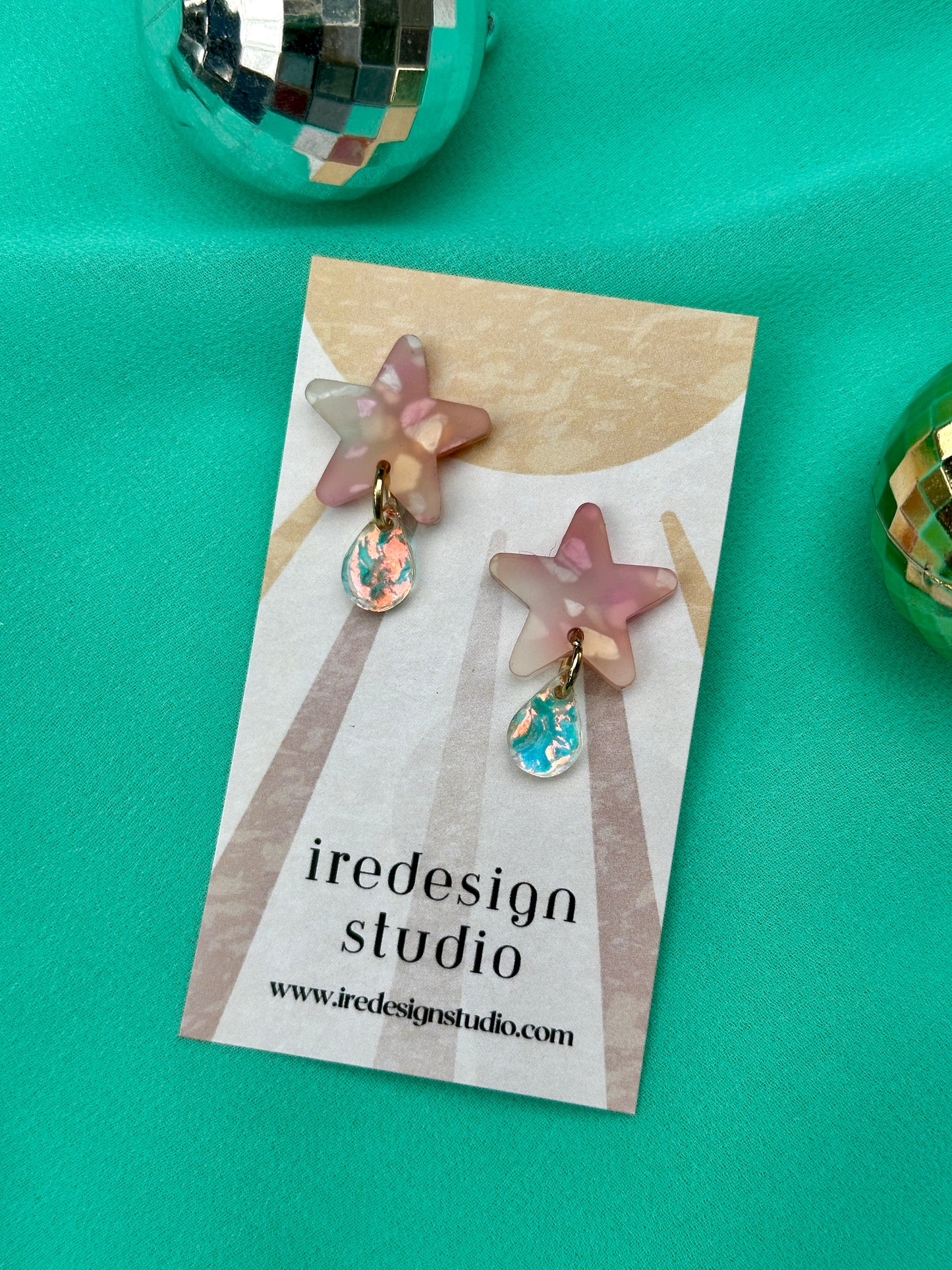 Star Drop Earrings
