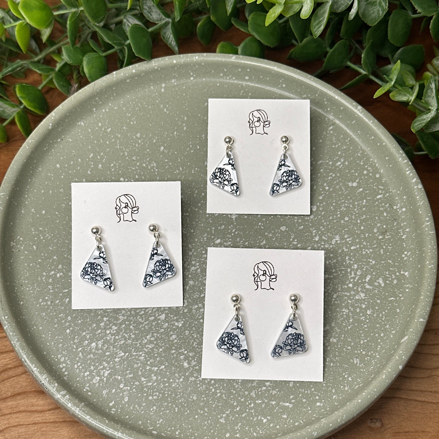Mini Hydrangea Earrings