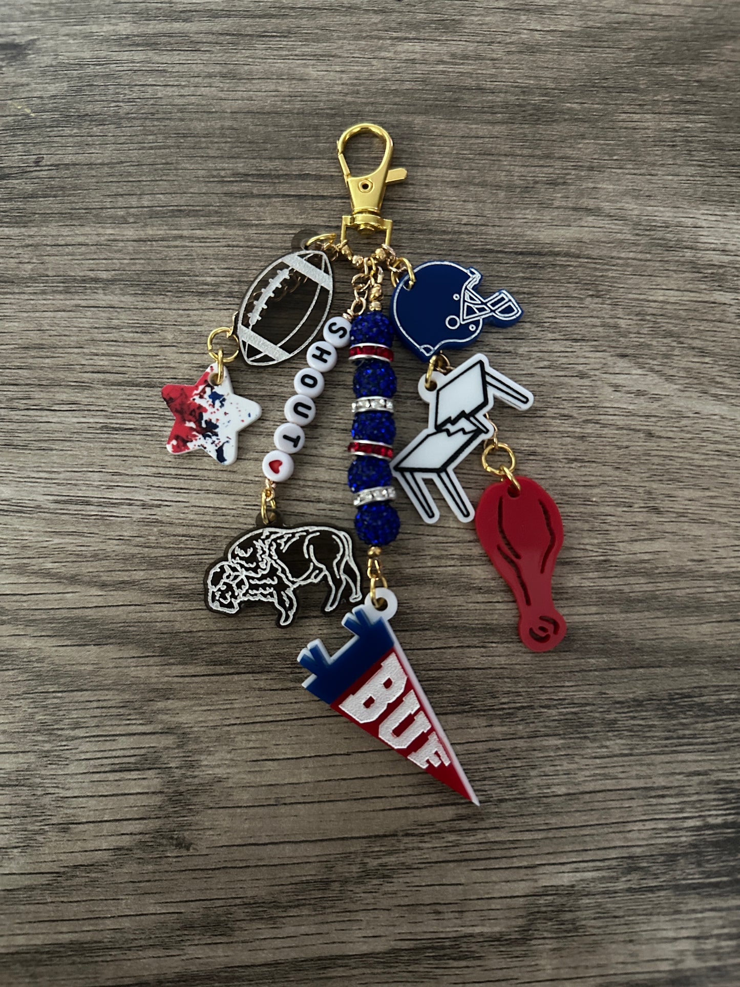 Buffalo Bag Charm #9