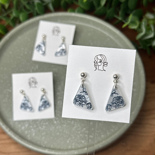 Mini Hydrangea Earrings
