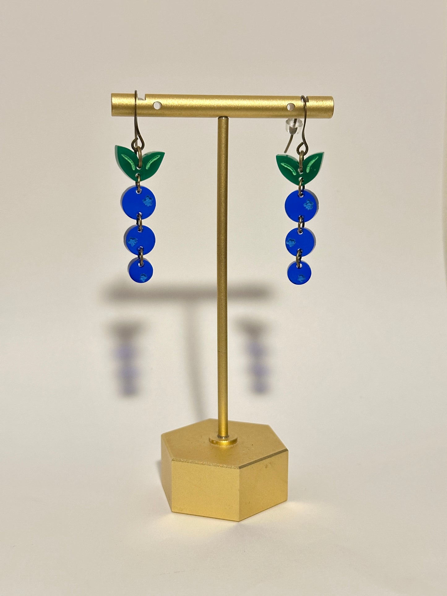 Blueberry Drop Earrings
