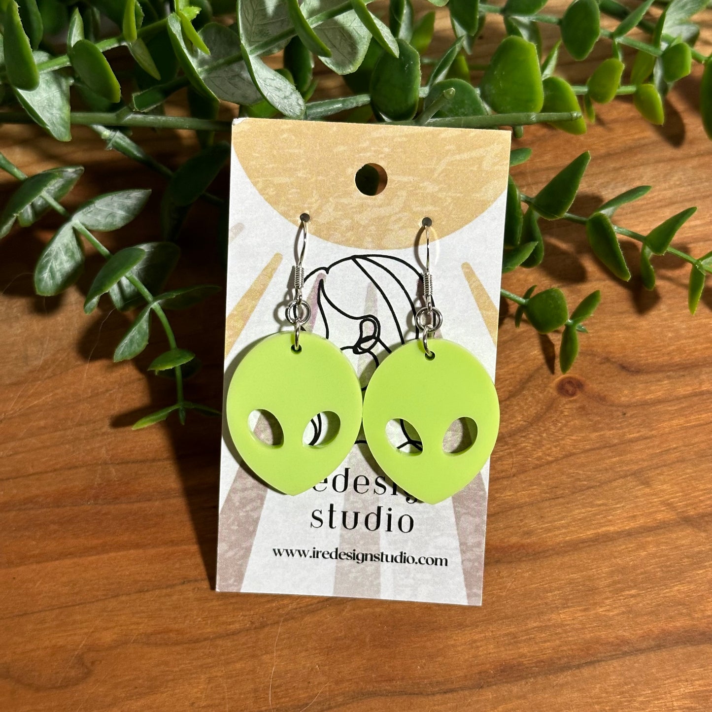 Alien Earrings