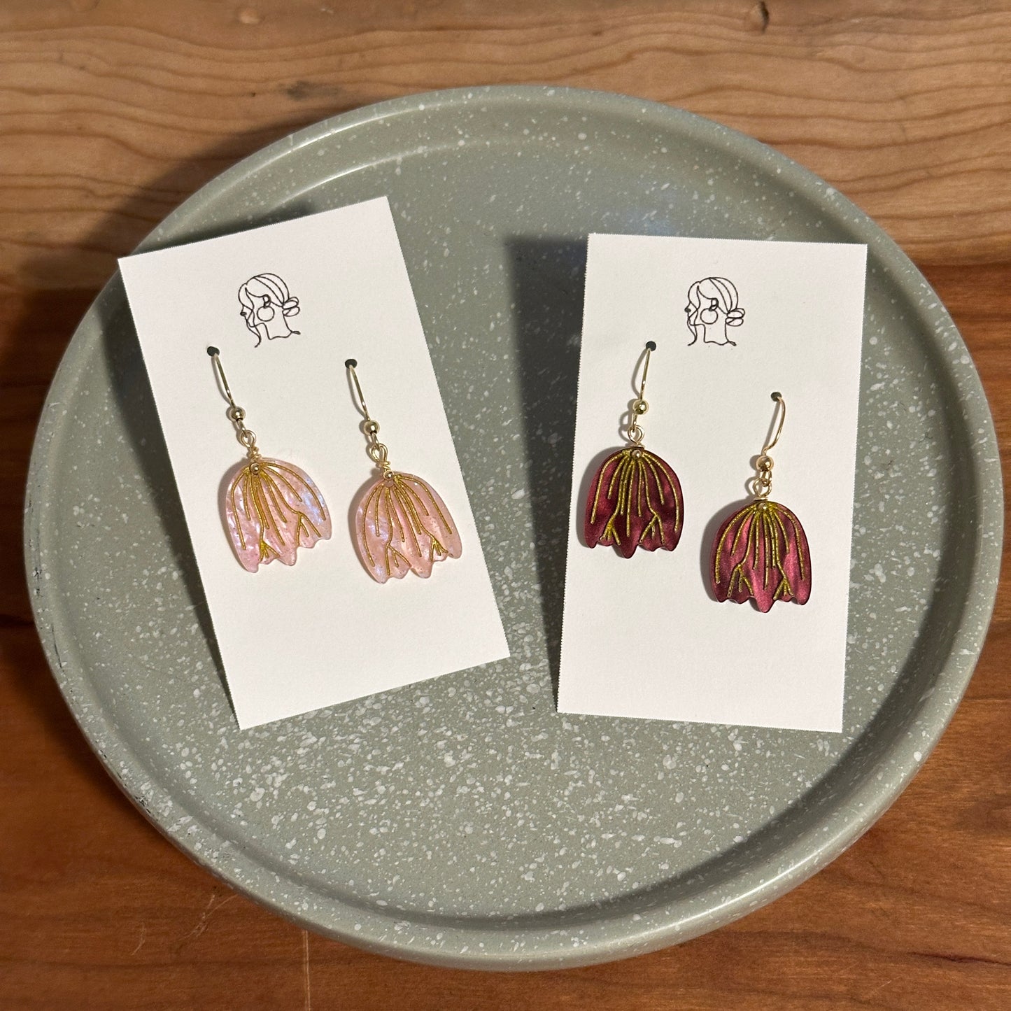 Tulip Drop Earrings