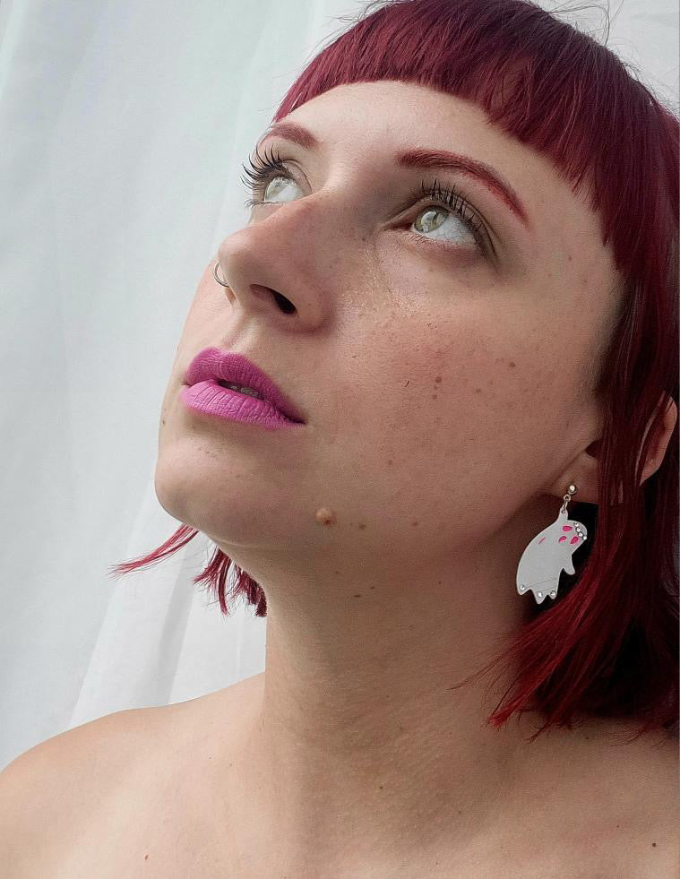 Bejeweled Ghostie Earrings