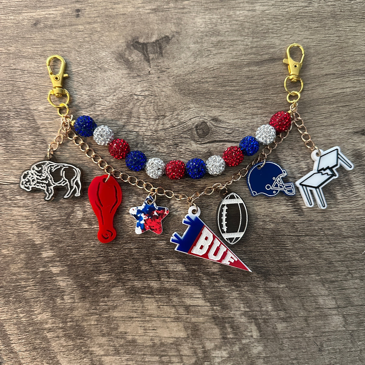Buffalo Bag Charm #1
