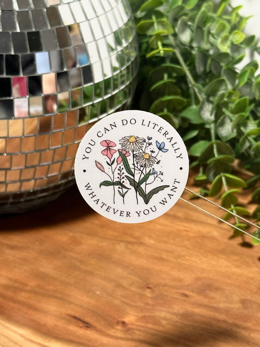 You can literally do whatever you want - Stickers