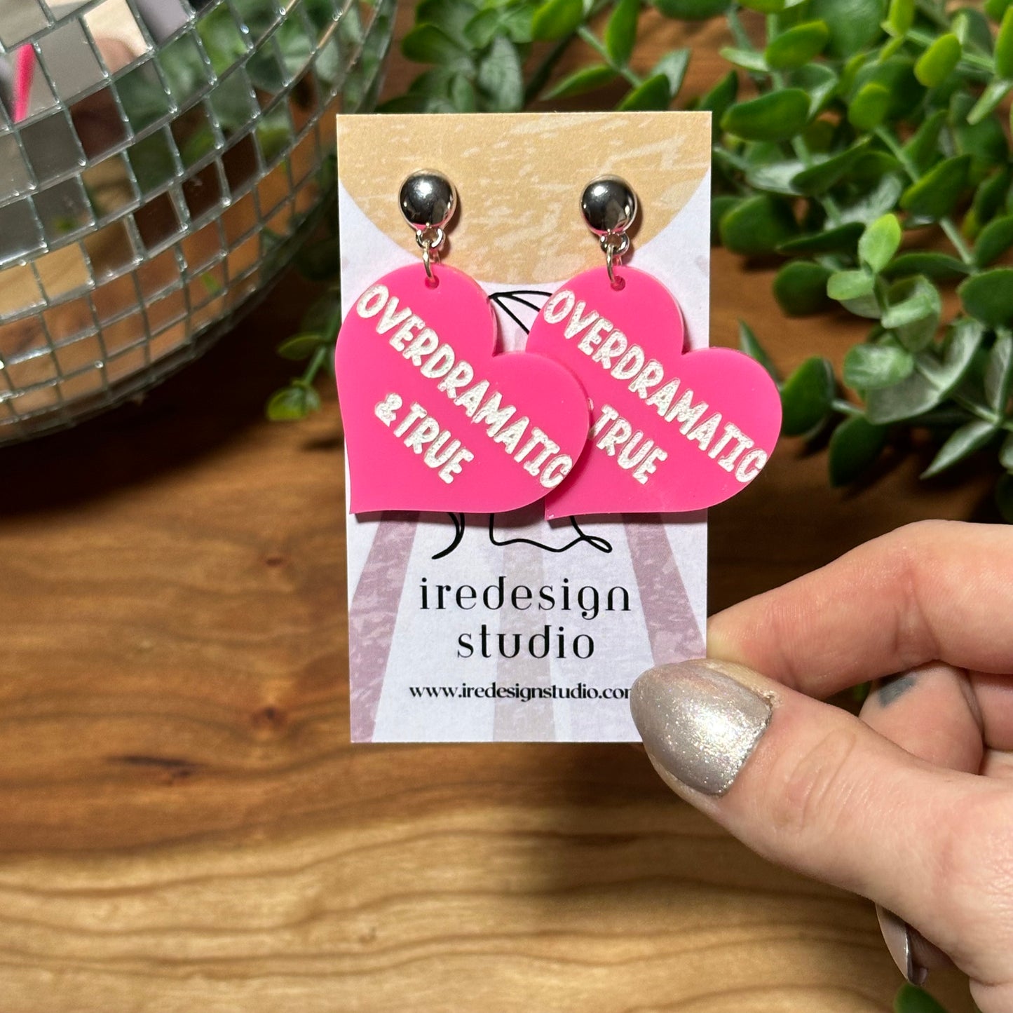 TS Conversation Heart Earrings