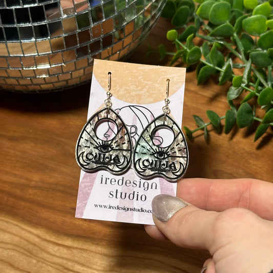 Ouija Planchette Earrings