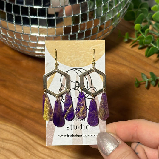 Lorelei Earrings in Amethyst Luxe