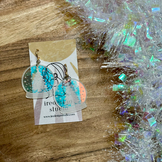 Snow Globe Earrings