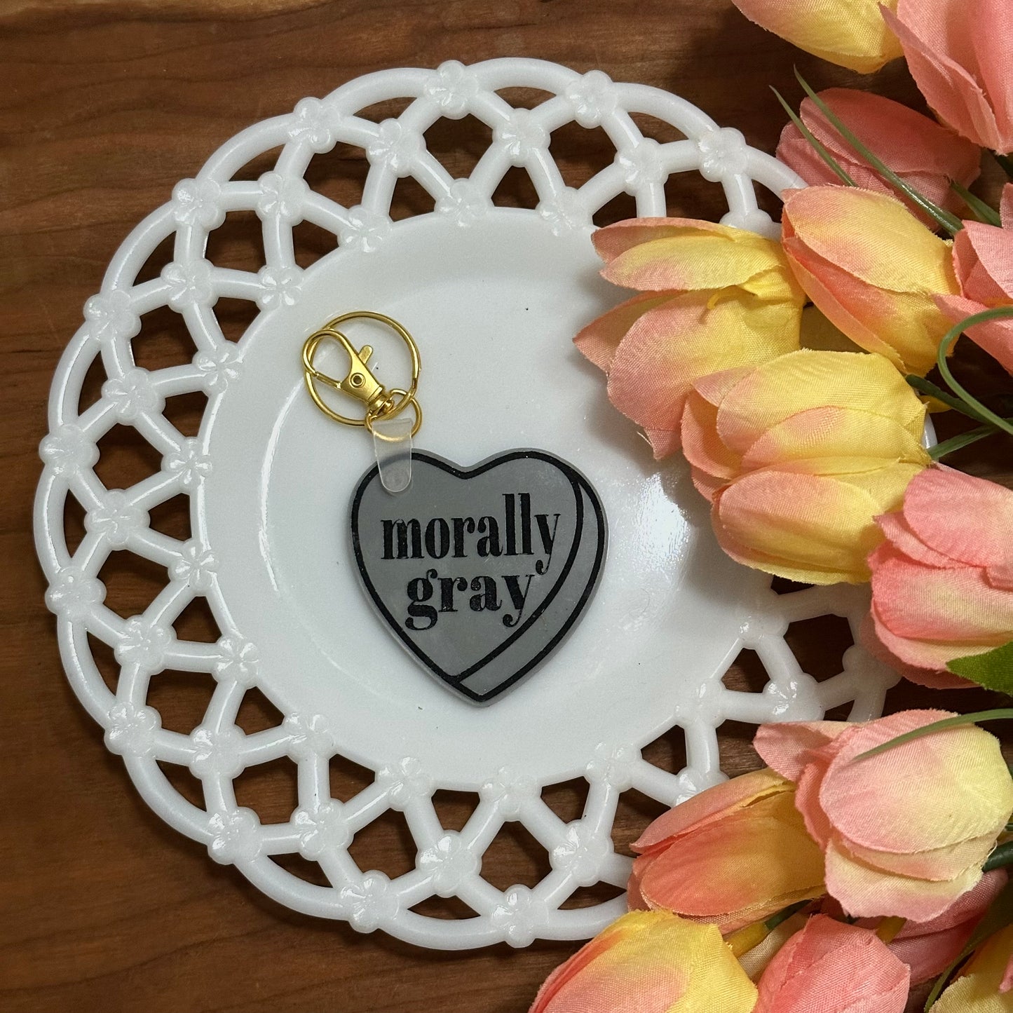 Morally Gray Keychain