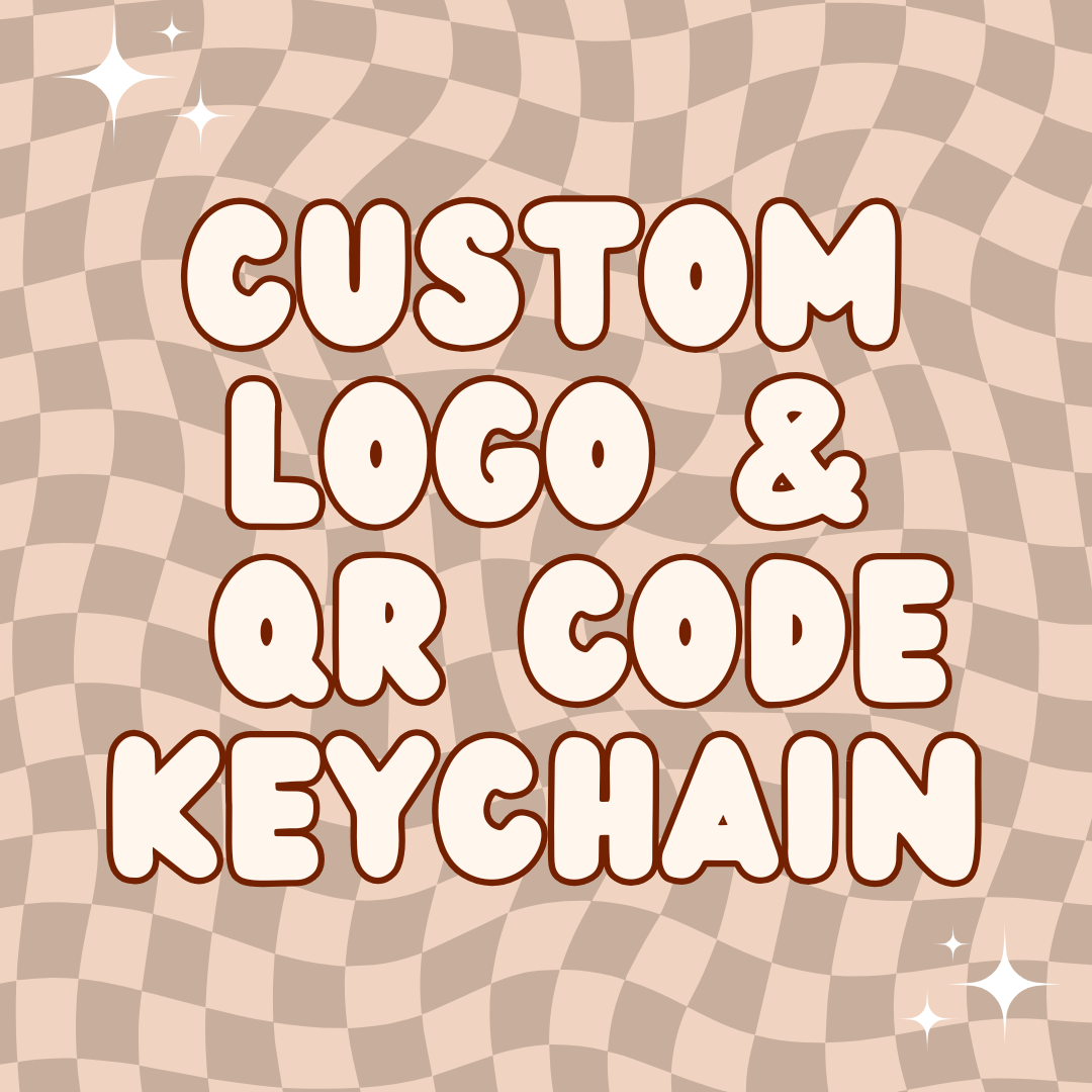 Custom Logo & QR Code Keychain