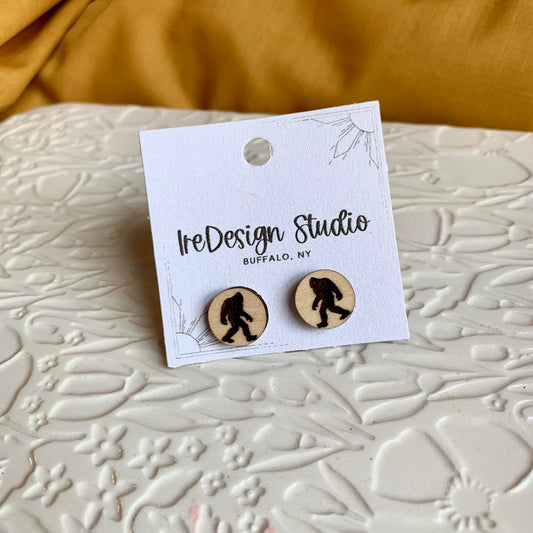 Sasquatch Stud Earrings